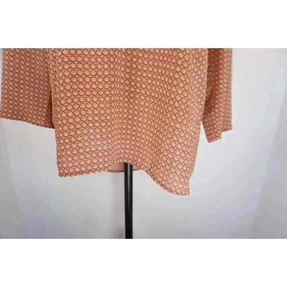 Van Heusen Ruffled V-Neck Long Sleeve Blouse - Size M - Picture 10 of 12